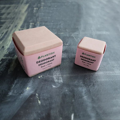 Zero Waste Deodorant Bar - Rose & Citrus-3